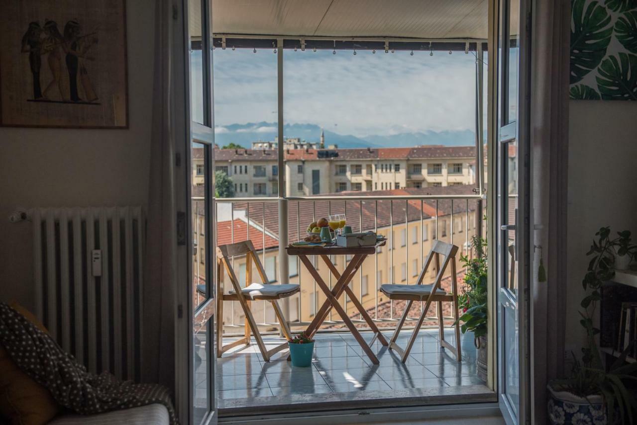 La Balounette - Pittoresco Attico Centrale Con Vista Sui Monti Turin Extérieur photo